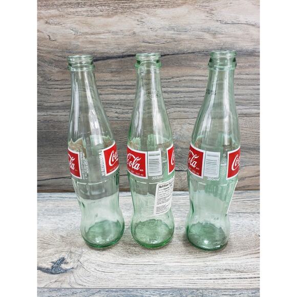 Coca Cola 2002 Bottles Mexico 355ml Empty No caps - Picture 3 of 8